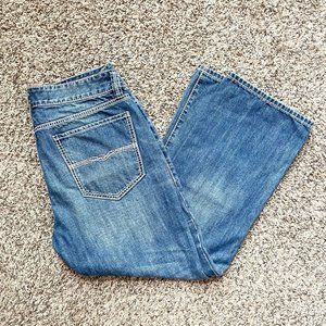 Rock & Roll Denim Cowboy Jeans Mens 36x28.5 Relaxed Straight Leg Double Barrel